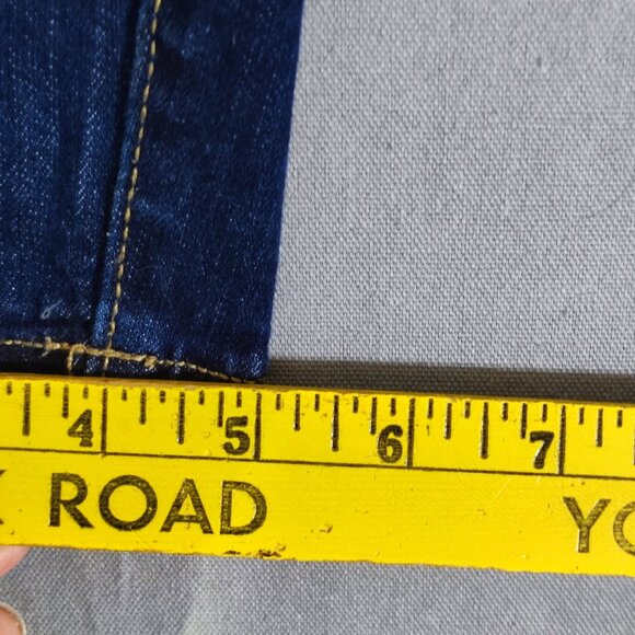 Gap Leggings/Jeggings mid rise skinny stretchy women's size 14 R ink blue colour - Picture 13 of 13